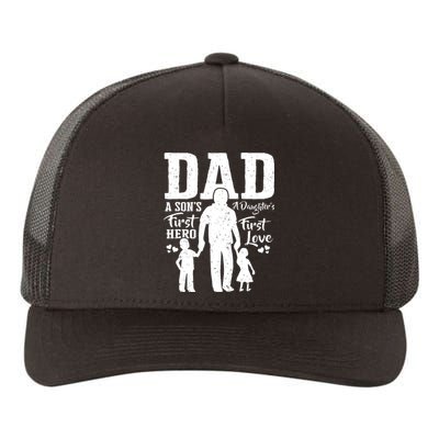 Proud Dad Of Twins Shirts Best Fathers Day Gift From Son Yupoong Adult 5-Panel Trucker Hat