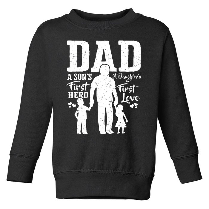 Proud Dad Of Twins Shirts Best Fathers Day Gift From Son Toddler Sweatshirt