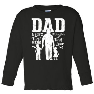 Proud Dad Of Twins Shirts Best Fathers Day Gift From Son Toddler Long Sleeve Shirt