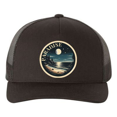 Paradise Dreams Of Jasmine Yupoong Adult 5-Panel Trucker Hat