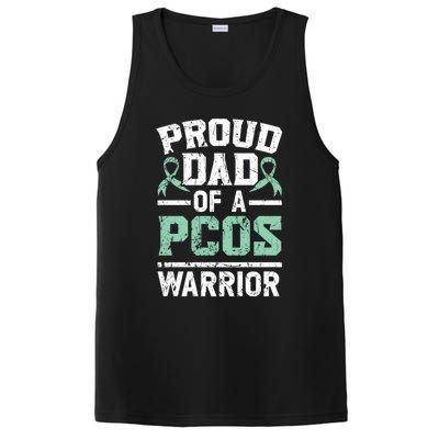 Proud Dad Of A Pcos Warrior Polycystic Ovary Syndrome Cool Gift PosiCharge Competitor Tank