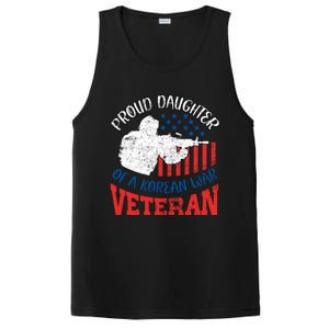 Proud Daughter Of A Korean War Veteran Usa Soldier Dad Mom Gift PosiCharge Competitor Tank