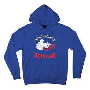 Proud Daughter Of A Korean War Veteran Usa Soldier Dad Mom Gift Tall Hoodie