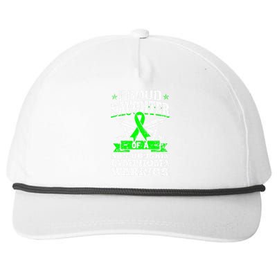 Proud Daughter Of A Non Hodgkin Lymphoma Warrior Ribbon Snapback Five-Panel Rope Hat