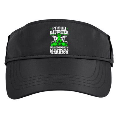 Proud Daughter Of A Non Hodgkin Lymphoma Warrior Ribbon Adult Drive Performance Visor