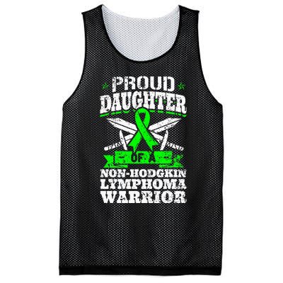 Proud Daughter Of A Non Hodgkin Lymphoma Warrior Ribbon Mesh Reversible Basketball Jersey Tank