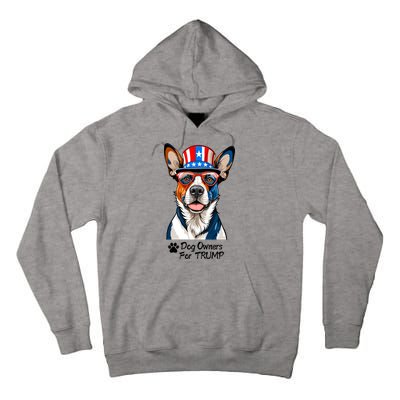 Patriotic Dog Owners For Trump Tall Hoodie