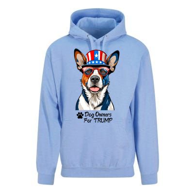 Patriotic Dog Owners For Trump Unisex Surf Hoodie