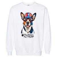 Patriotic Dog Owners For Trump Garment-Dyed Sweatshirt