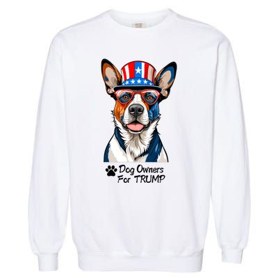 Patriotic Dog Owners For Trump Garment-Dyed Sweatshirt