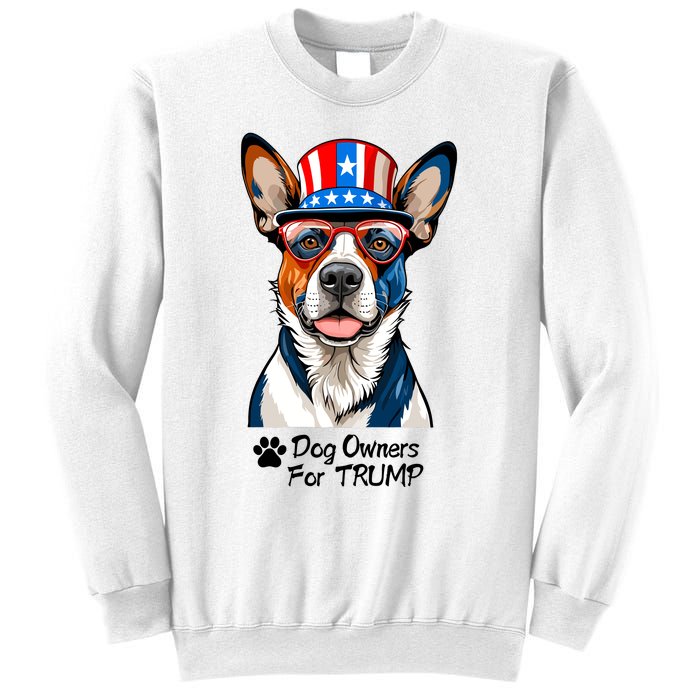 Patriotic Dog Owners For Trump Sweatshirt