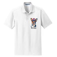 Patriotic Dog Owners For Trump Dry Zone Grid Polo