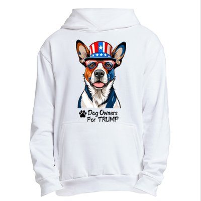 Patriotic Dog Owners For Trump Urban Pullover Hoodie