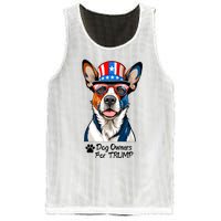 Patriotic Dog Owners For Trump Mesh Reversible Basketball Jersey Tank