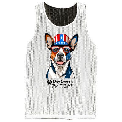 Patriotic Dog Owners For Trump Mesh Reversible Basketball Jersey Tank