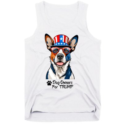 Patriotic Dog Owners For Trump Tank Top