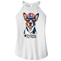 Patriotic Dog Owners For Trump Women’s Perfect Tri Rocker Tank