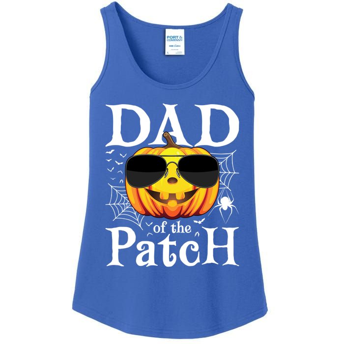 Pumpkin Dad Of The Patch Family Matching Daddy Halloween Great Gift Ladies Essential Tank