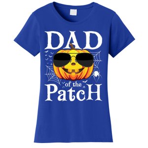 Pumpkin Dad Of The Patch Family Matching Daddy Halloween Great Gift Women's T-Shirt