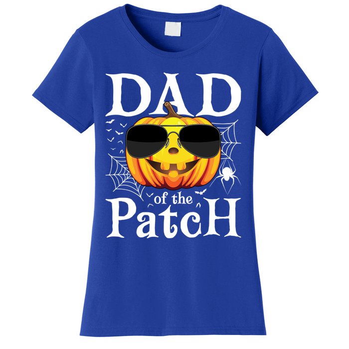 Pumpkin Dad Of The Patch Family Matching Daddy Halloween Great Gift Women's T-Shirt