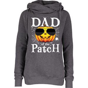 Pumpkin Dad Of The Patch Family Matching Daddy Halloween Great Gift Womens Funnel Neck Pullover Hood