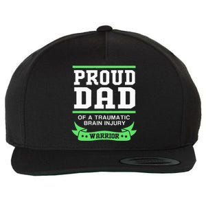 Proud Dad Of A Traumatic Brain Injury Warrior Wool Snapback Cap