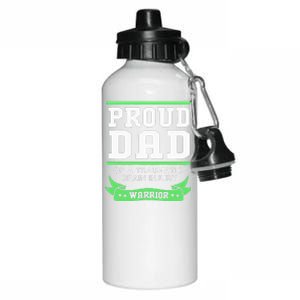 Proud Dad Of A Traumatic Brain Injury Warrior Aluminum Water Bottle