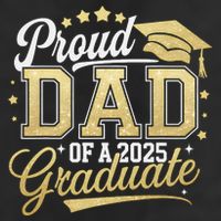 Proud Dad Of A Class Of 2025 Graduate Senior 25 Graduation Cool Comfort Performance Bucket Hat