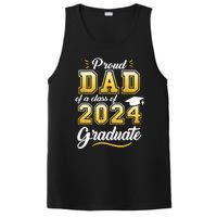 Proud Dad Of A Class Of 2024 Graduate Senior 24 Graduation PosiCharge Competitor Tank