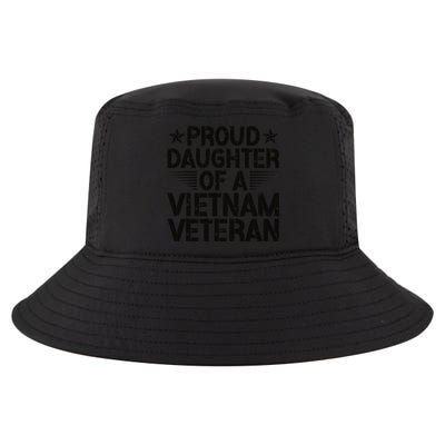 Proud Daughter Of A Vietnam Veteran Vintage Design For Cool Comfort Performance Bucket Hat