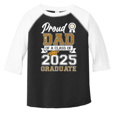 Proud Dad Of A Class Of 2025 Graduate Toddler Fine Jersey T-Shirt