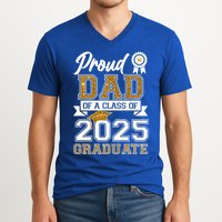 Proud Dad Of A Class Of 2025 Graduate V-Neck T-Shirt