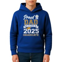 Proud Dad Of A Class Of 2025 Graduate Kids Hoodie