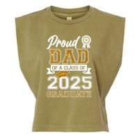Proud Dad Of A Class Of 2025 Graduate Garment-Dyed Women's Muscle Tee