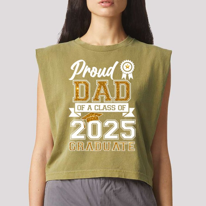 Proud Dad Of A Class Of 2025 Graduate Garment-Dyed Women's Muscle Tee