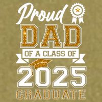 Proud Dad Of A Class Of 2025 Graduate Garment-Dyed Women's Muscle Tee