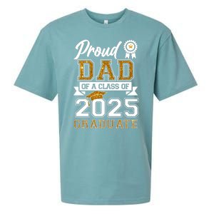 Proud Dad Of A Class Of 2025 Graduate Sueded Cloud Jersey T-Shirt