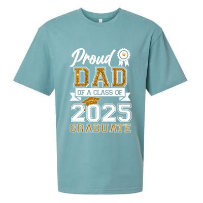 Proud Dad Of A Class Of 2025 Graduate Sueded Cloud Jersey T-Shirt