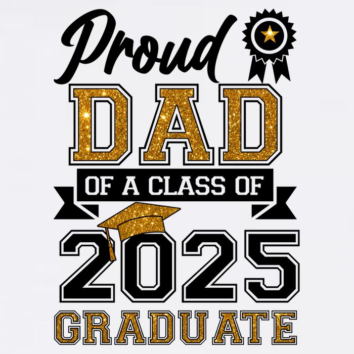 Proud Dad Of A Class Of 2025 Graduate Garment-Dyed Sweatshirt