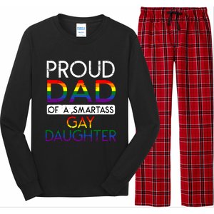 Proud Dad Of A Daughter Straight Ally Pride Month Long Sleeve Pajama Set