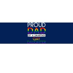 Proud Dad Of A Daughter Straight Ally Pride Month Bumper Sticker