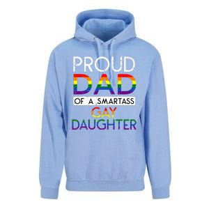 Proud Dad Of A Daughter Straight Ally Pride Month Unisex Surf Hoodie