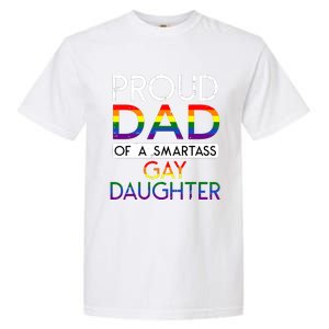 Proud Dad Of A Daughter Straight Ally Pride Month Garment-Dyed Heavyweight T-Shirt