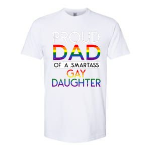 Proud Dad Of A Daughter Straight Ally Pride Month Softstyle CVC T-Shirt