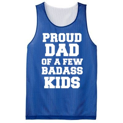 Proud Dad Of A Few Badass Dad Of 3 Funny Fathers Day Gift Mesh Reversible Basketball Jersey Tank