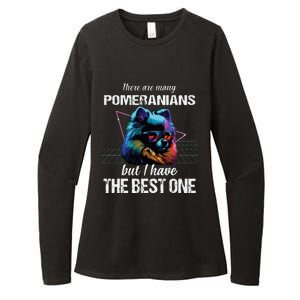 Pomeranian Dog Pomeranians Womens CVC Long Sleeve Shirt