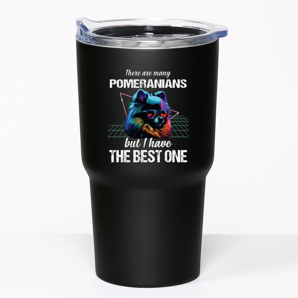 Pomeranian Dog Pomeranians Tumbler