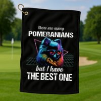 Pomeranian Dog Pomeranians Golf Towel