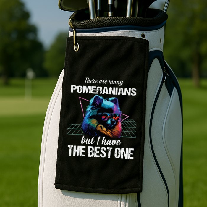Pomeranian Dog Pomeranians Golf Towel