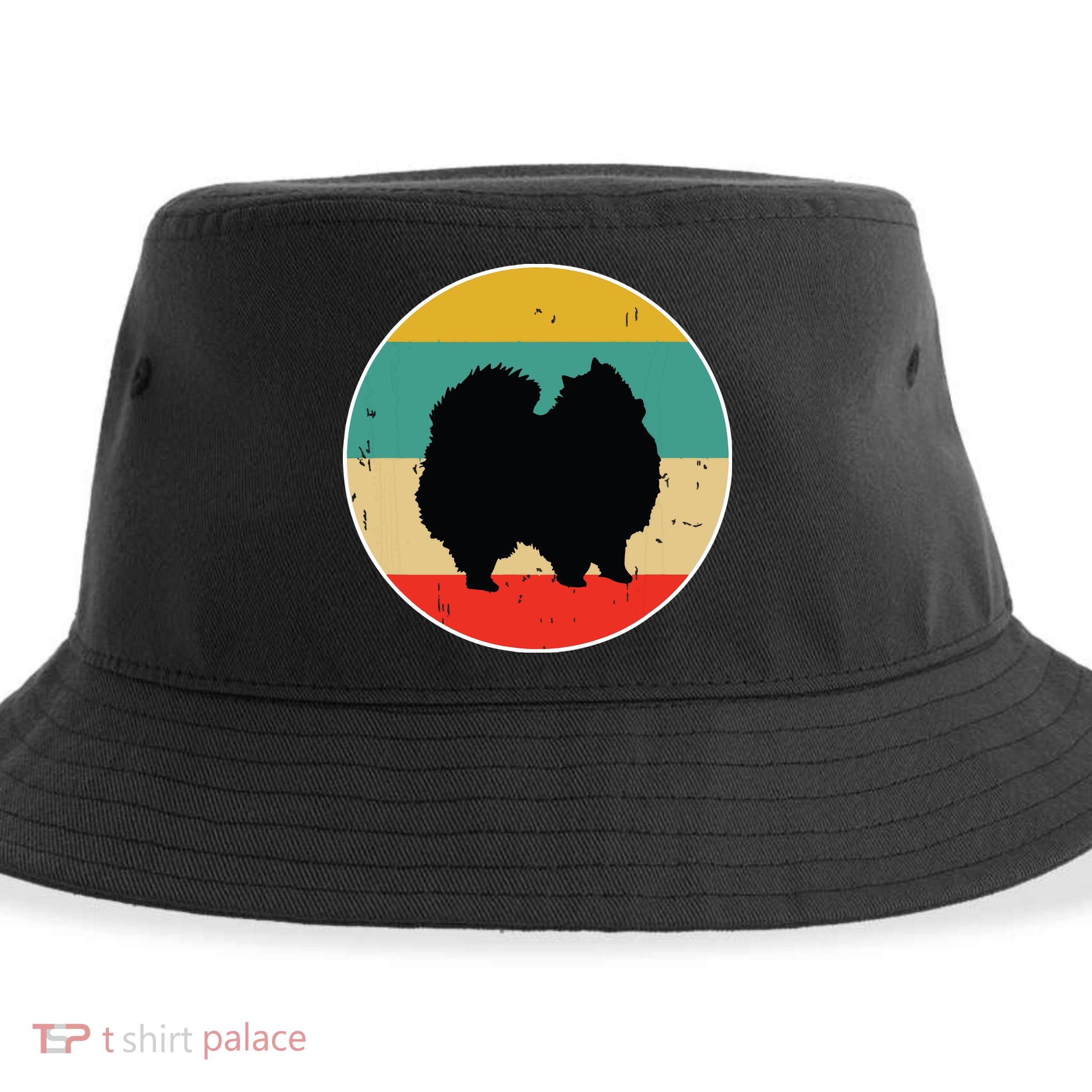 Pomeranian Dog Sustainable Bucket Hat